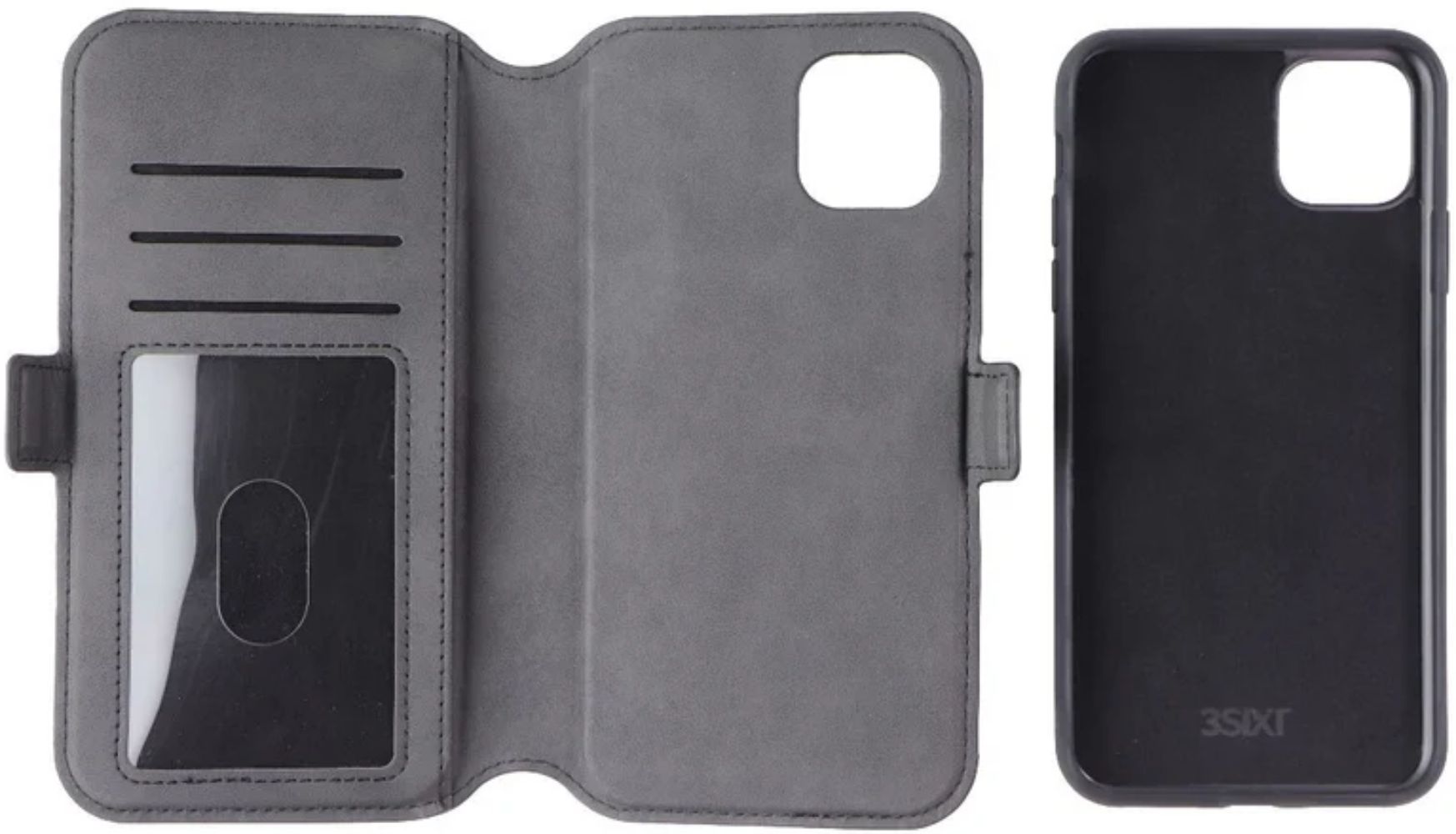 3SIXT NeoWallet Series Folio Phone Case for Apple iPhone 11 Pro Max - Black by 3SIXT - Refurbished - Brand New condition - Image 4