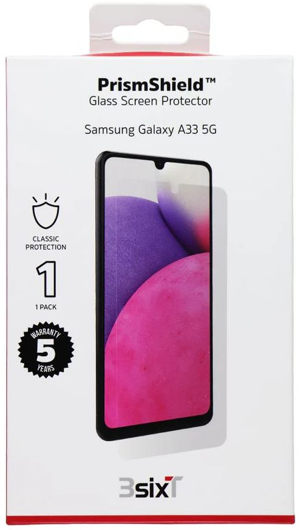 3sixT PrismShield Glass Screen Protector for Samsung Galaxy A33 5G - Clear by 3sixT - Image 2