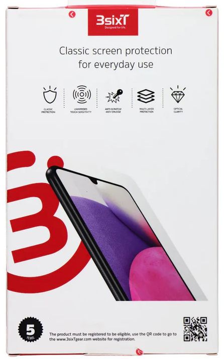 3sixT PrismShield Glass Screen Protector for Samsung Galaxy A33 5G - Clear by 3sixT - Image 3