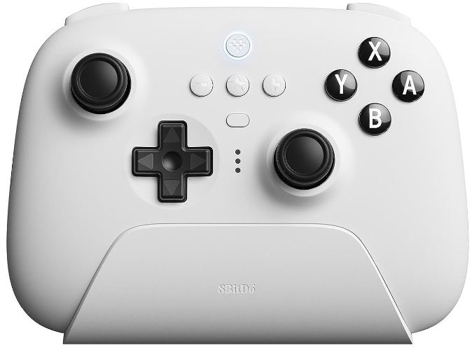 8BitDo Ultimate Bluetooth Controller with Charging Dock for Switch and Windows - White by 8BitDo - Refurbished - Very Good condition - CA$64.49