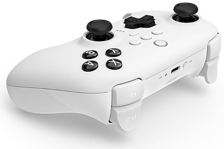 8BitDo Ultimate Bluetooth Controller with Charging Dock for Switch and Windows - White by 8BitDo - Image 3