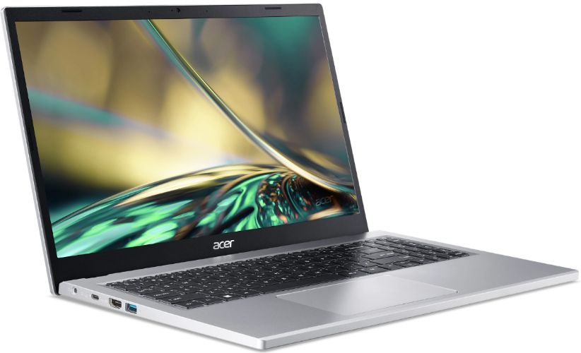 Acer Aspire 3 A315-24PT Laptop 15.6" - Pure Silver - AMD Ryzen 5 7520U 2.8GHz - 16GB RAM - 1TB by Acer - Image 2