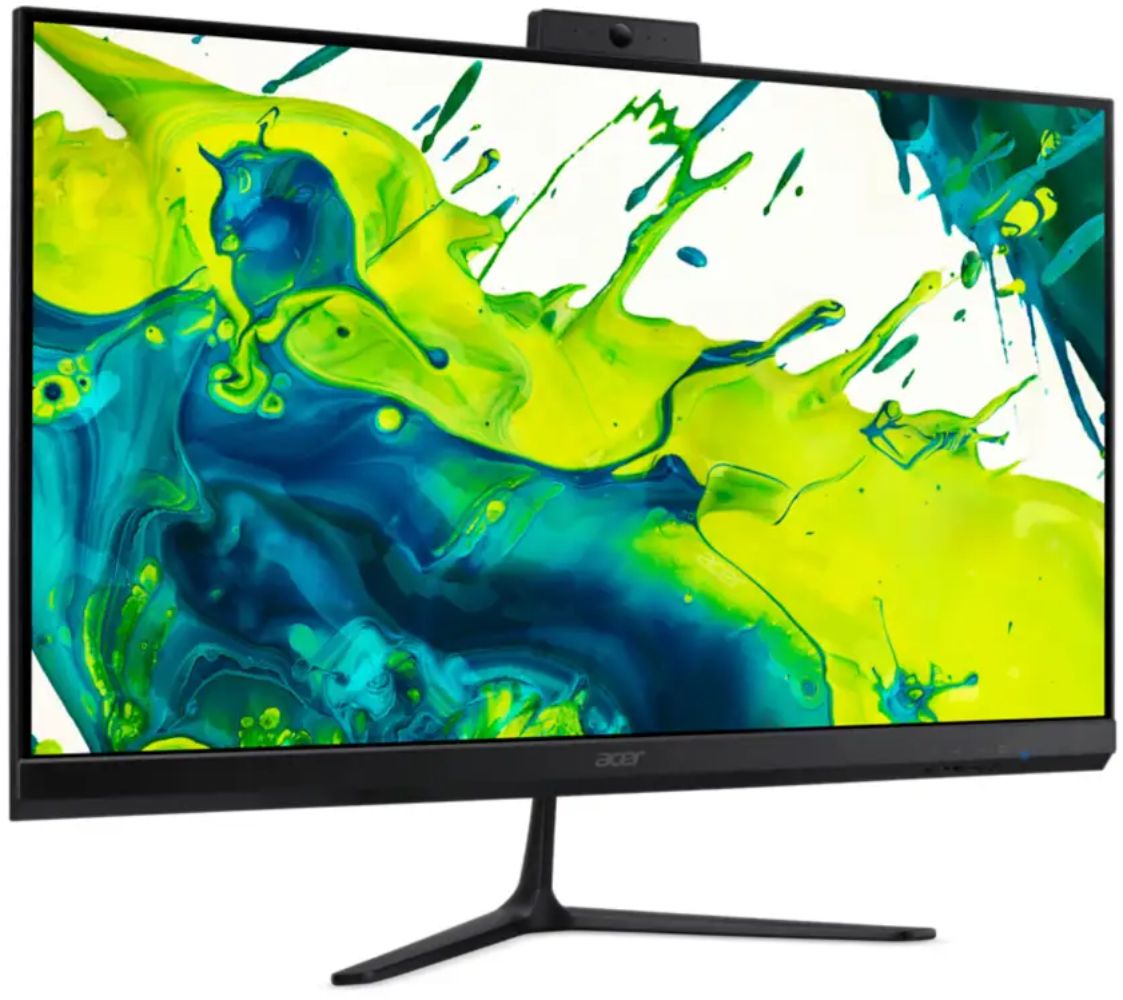 Acer Aspire C27-2G-ER14 AIO Desktop PC 27" - AMD Ryzen 7 5825U 2.0GHz - 512GB - Black - 16GB RAM by Acer - Refurbished - Like New condition - Image 2