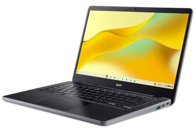 Acer Acer Chromebook 314 C936 Laptop 14" - Intel N100 0.8GHz - 8GB - 64GB - Black - 14 Inch - Very Good - Standard Battery by Acer - Refurbished - Very Good condition - Image 3