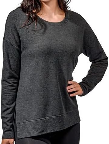 Active Life Women's Side Slit Modal Top (Small) - Black Heather by Active Life - Refurbished - Brand New condition - US$26.98
