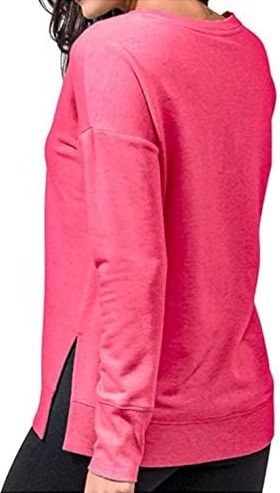 Active Life Women's Side Slit Modal Top (Small) - Pink Heather by Active Life - Image 2