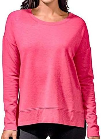 Active Life Women's Side Slit Modal Top (X Large) - Pink Heather by Active Life - Refurbished - Brand New condition - US$50.98