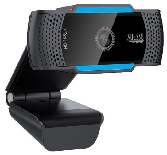 Adesso CyberTrack H5 USB 2.0 WebCam with Built-in Dual - Black by Adesso - Refurbished - Very Good condition - US$107.98