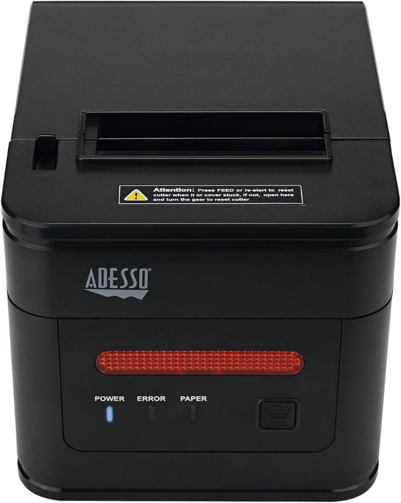 Adesso NuPrint 210 Receipt Printer - Black by Adesso - Image 6