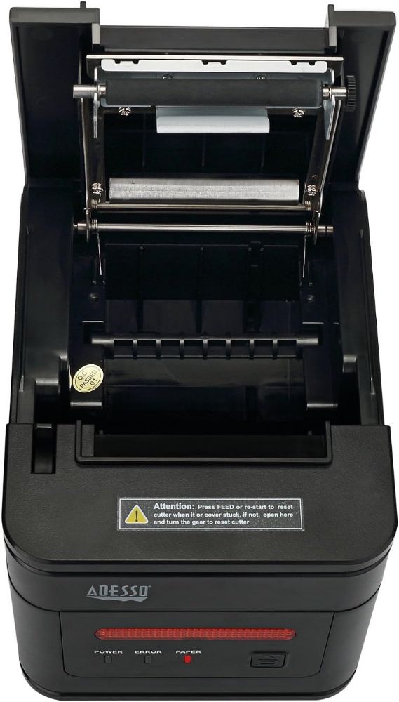Adesso NuPrint 210 Receipt Printer - Black by Adesso - Image 9