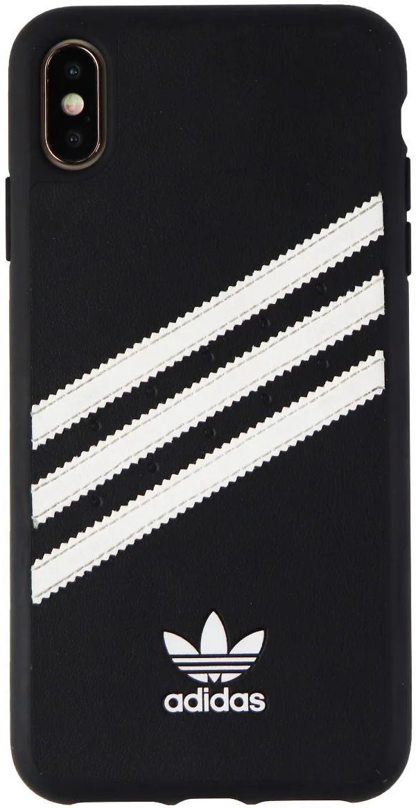 Adidas 3-Stripes Phone Case for iPhone XS Max - Black/White Stripes by Adidas - Refurbished - Brand New condition - US$13.98