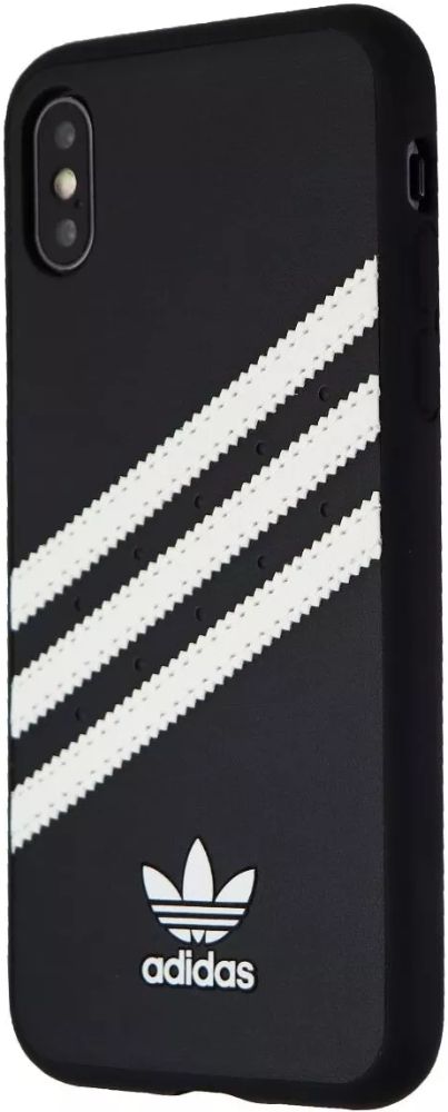 Adidas 3-Stripes Samba Snap Phone Case for Apple iPhone X l iPhone XS - Black/White Stripes by Adidas - Refurbished - Brand New condition - Image 2