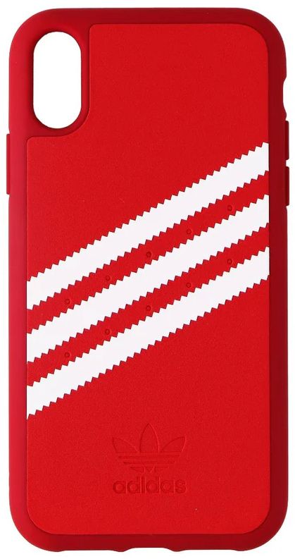 Adidas 3-Stripes Snap Phone Case for iPhone XR - Red/White Stripe by Adidas - Refurbished - Brand New condition - US$13.93