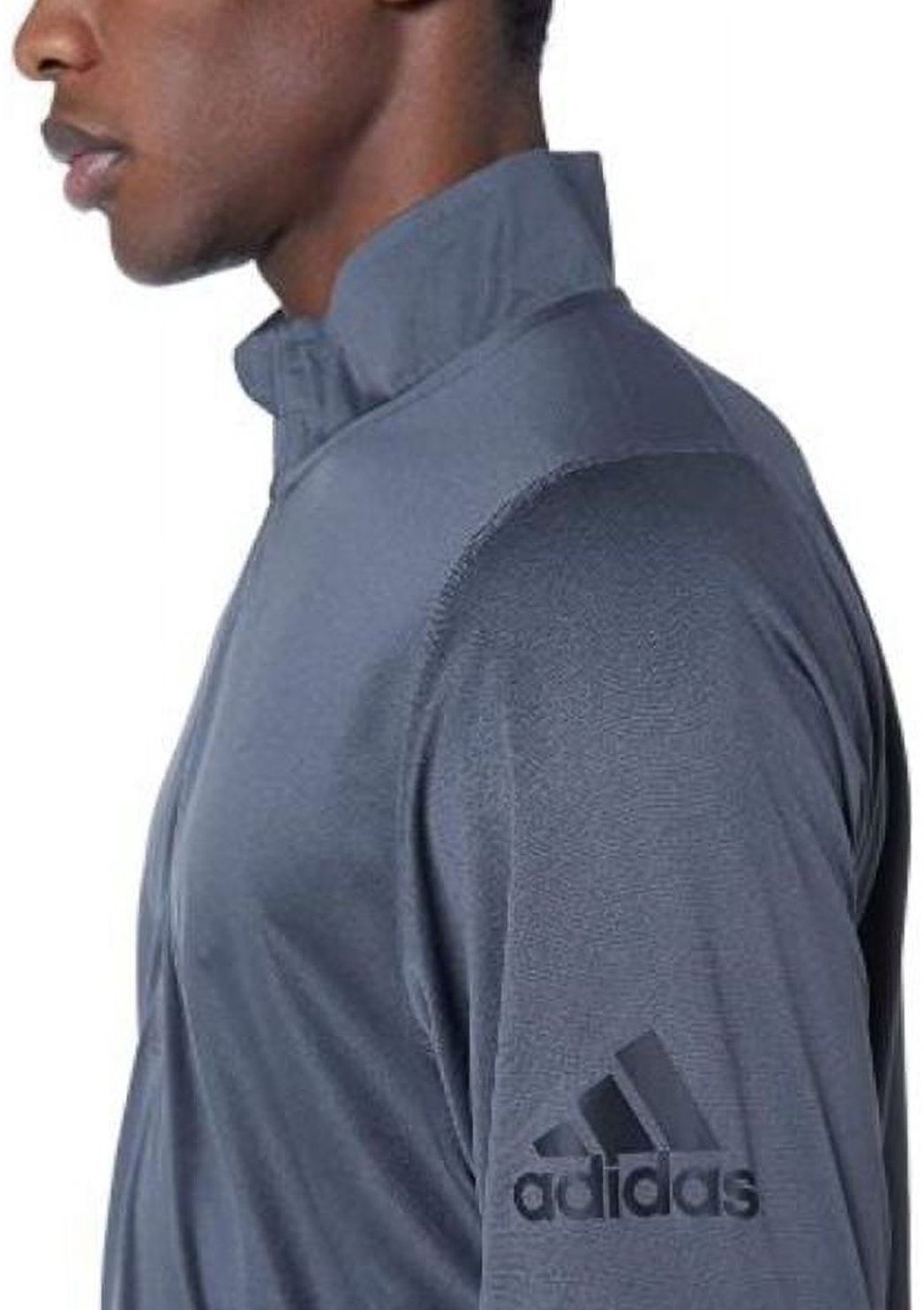 Adidas Men's Half Zip Track 2XL - Dark Grey by Adidas - Image 2