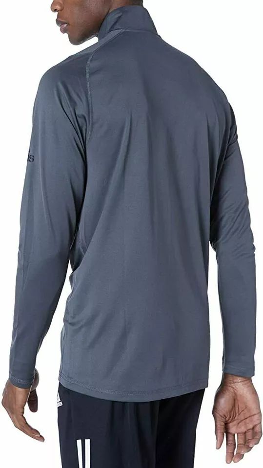 Adidas Men's Half Zip Track L - Dark Grey by Adidas - Image 2