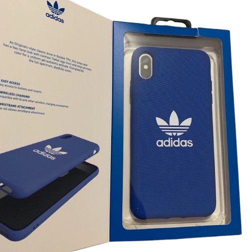Adidas Originals Trefoil Snap Phone Case for iPhone XS MAX - Blue by Adidas - Refurbished - Brand New condition - Image 2
