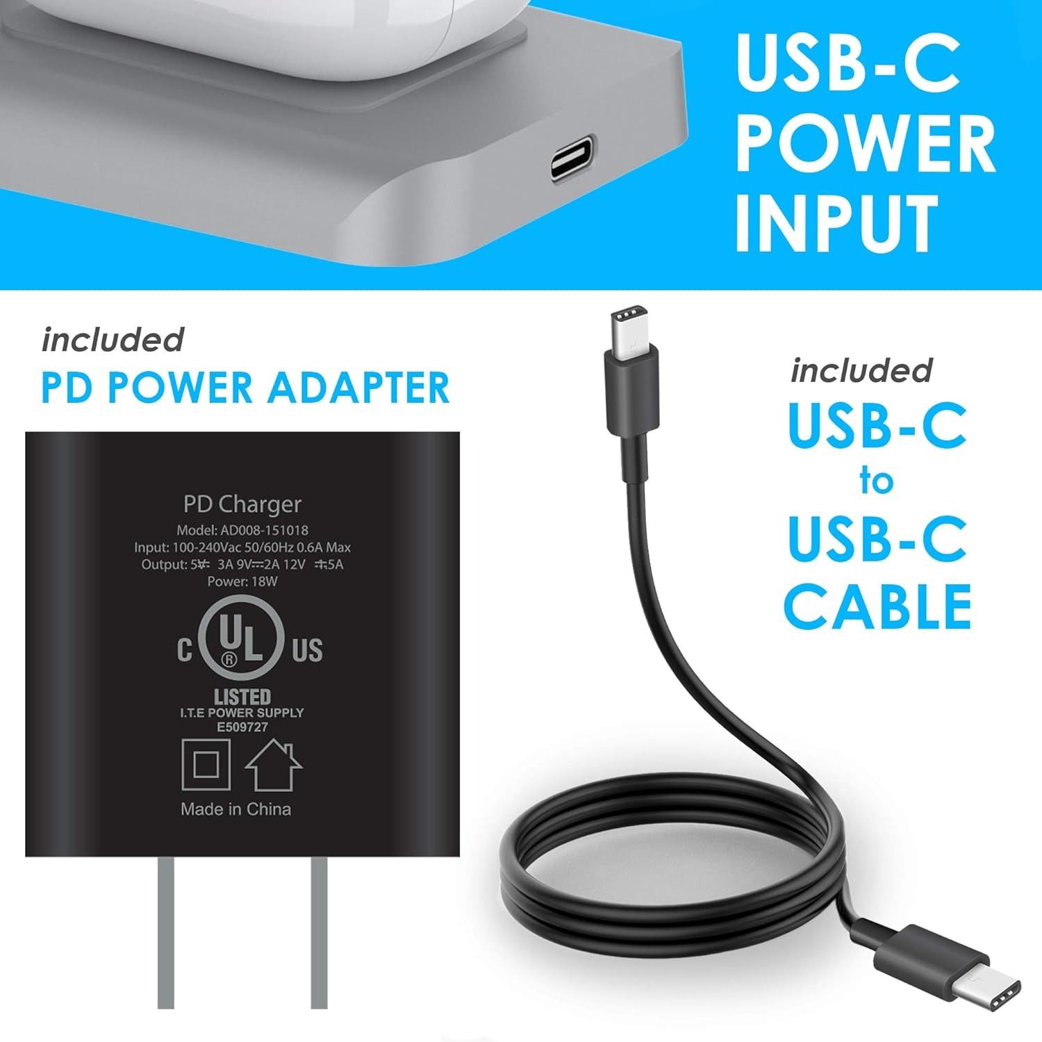 Aduro PowerUp Trinity Pro 3-in-1 Wireless Charging Station for Apple Products - Black by Aduro - Refurbished - Very Good condition - Image 4