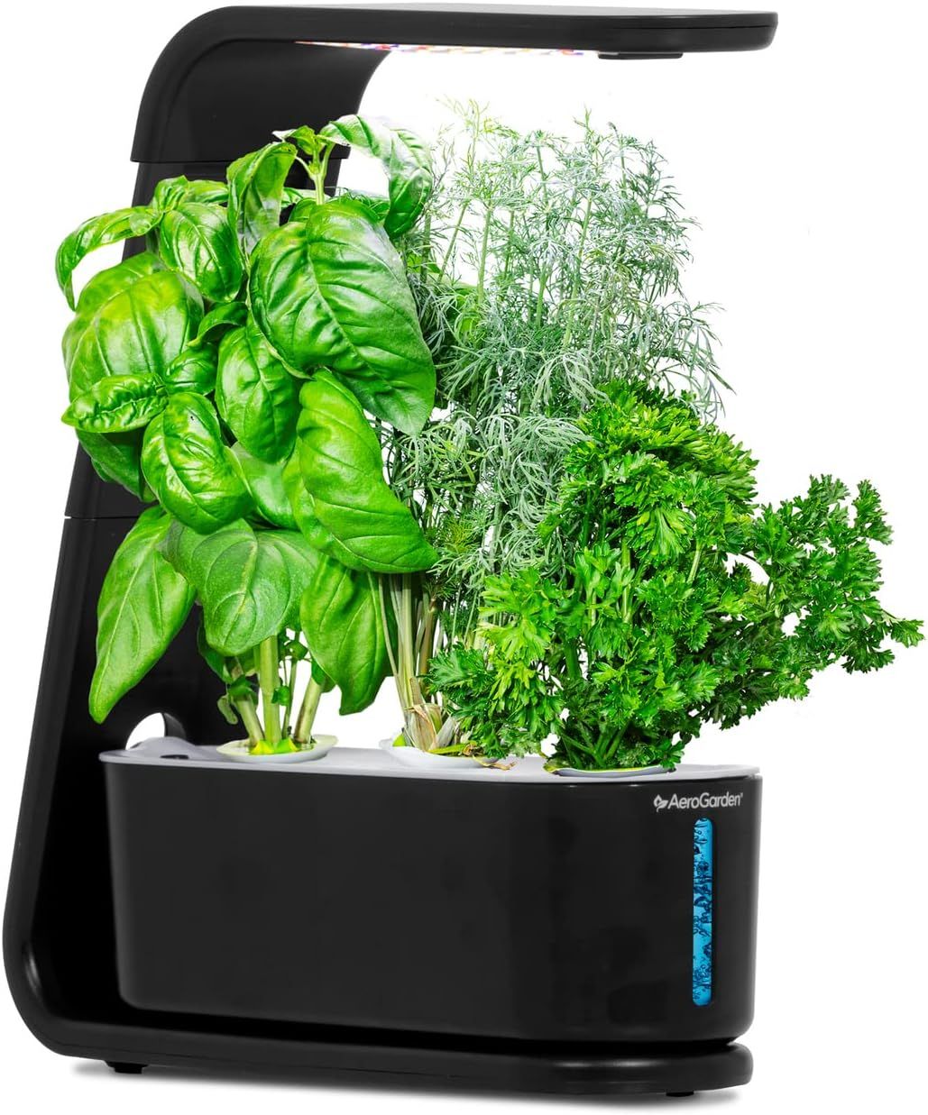 AeroGarden Sprout with Gourmet Herbs Seed Pod Kit - Black by AeroGarden - Refurbished - Very Good condition - US$46.69