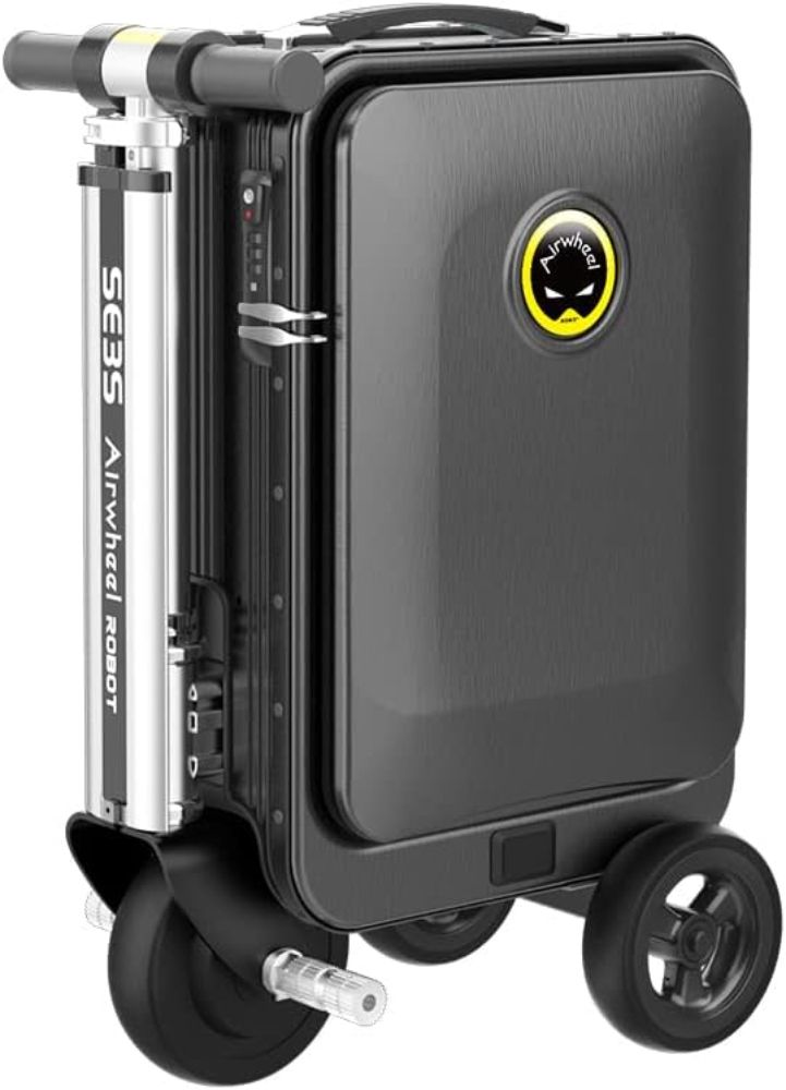 Airwheel SE3S Smart Ridding Travel Electric Luggage Scooter - Black by Airwheel - Refurbished - Very Good condition - US$605.99