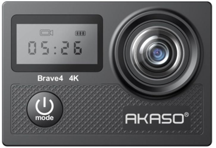 AKASO Brave 4 Action Camera - Black by AKASO - Refurbished - Premium condition - CA$111.84