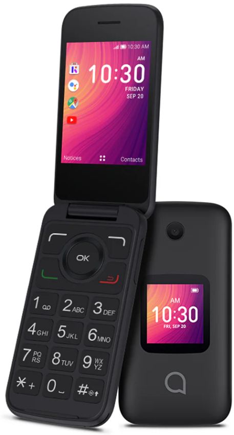 Alcatel Go Flip 3 - 4GB - Prime Black - Unlocked by Alcatel - Refurbished - Good condition - CA$79.49