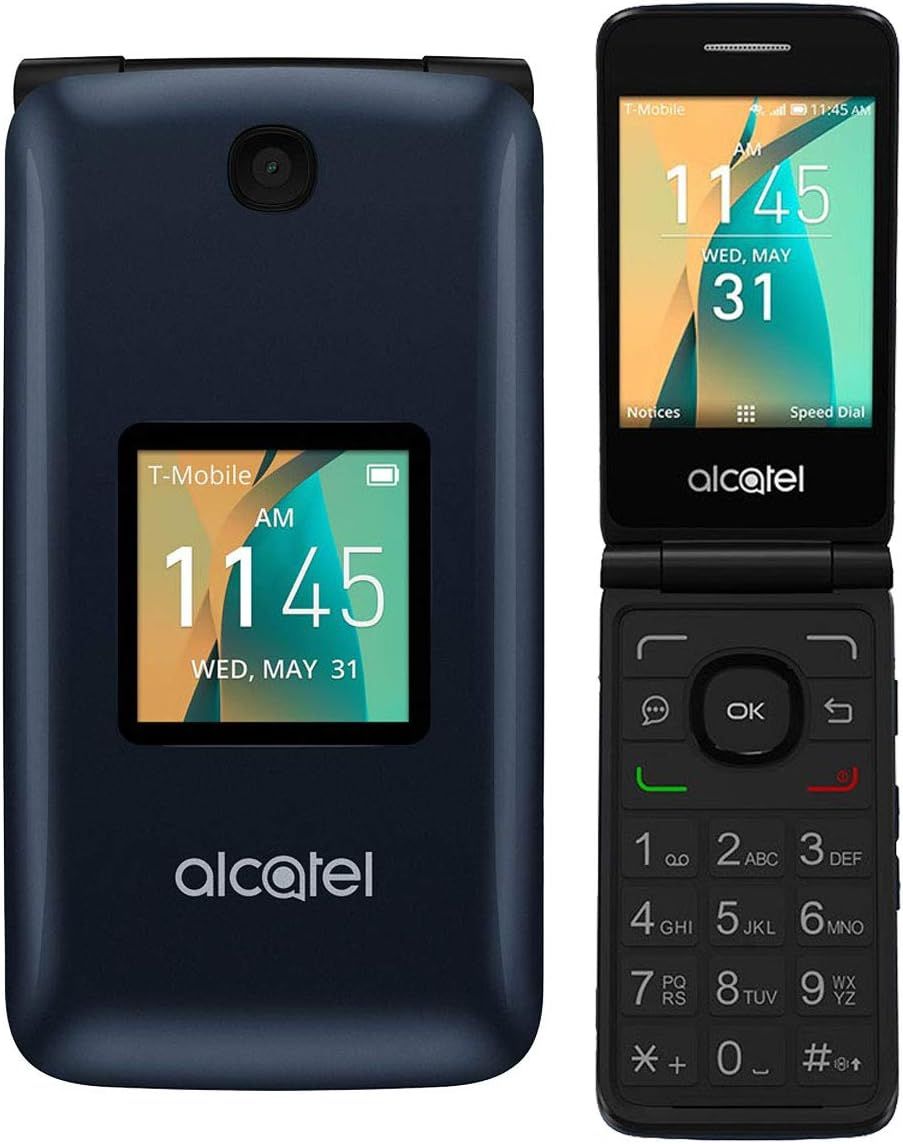 Alcatel Go Flip 4044W - 4GB - Blue - Unlocked by Alcatel - Refurbished - Like New condition - CA$192.49