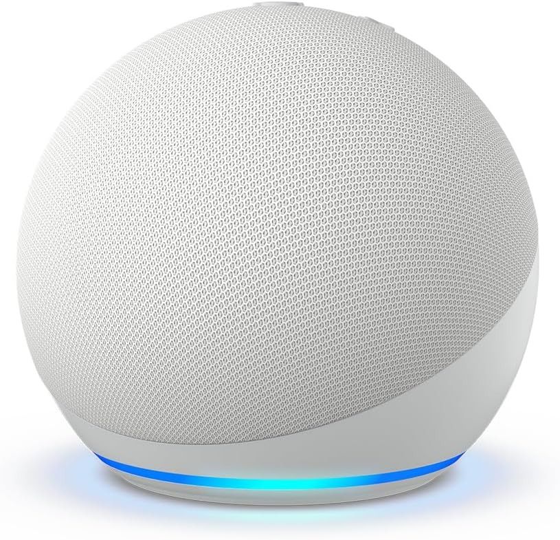 Amazon Echo Dot (5th Gen) Smart Speaker with Alexa - Glacier White by Amazon - Refurbished - Very Good condition - Image 2