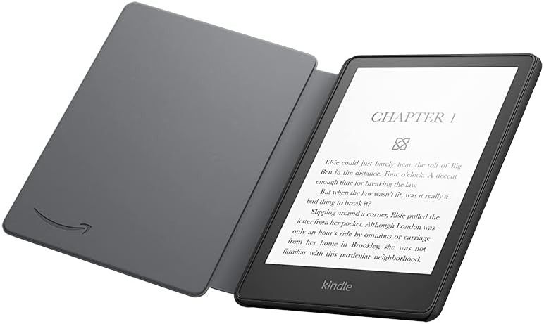 Amazon Kindle Paperwhite Leather Cover for 11th Generation-2021 - Black by Amazon - Refurbished - Very Good condition - Image 3