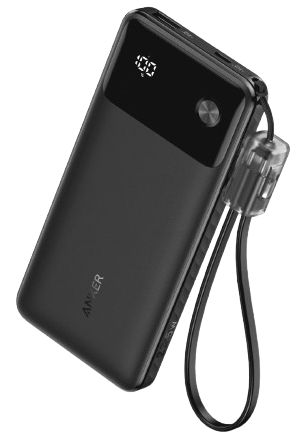 Anker 10K 22.5W Portable Charger Power Bank - Black by Anker - Refurbished - Good condition - US$25.94