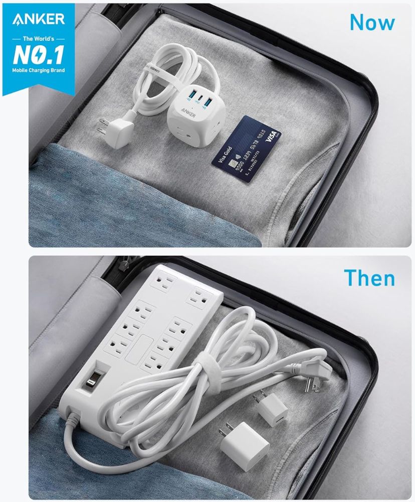 Anker 321 Power Strip 5ft | A9135 - White by Anker - Refurbished - Like New condition - Image 5