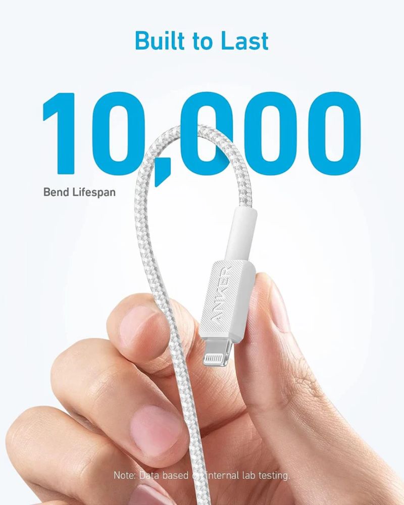 Anker Anker 322 USB-C to Lightning Charging Cable (2 pieces a pack) - White - 91cm by Anker - Image 8