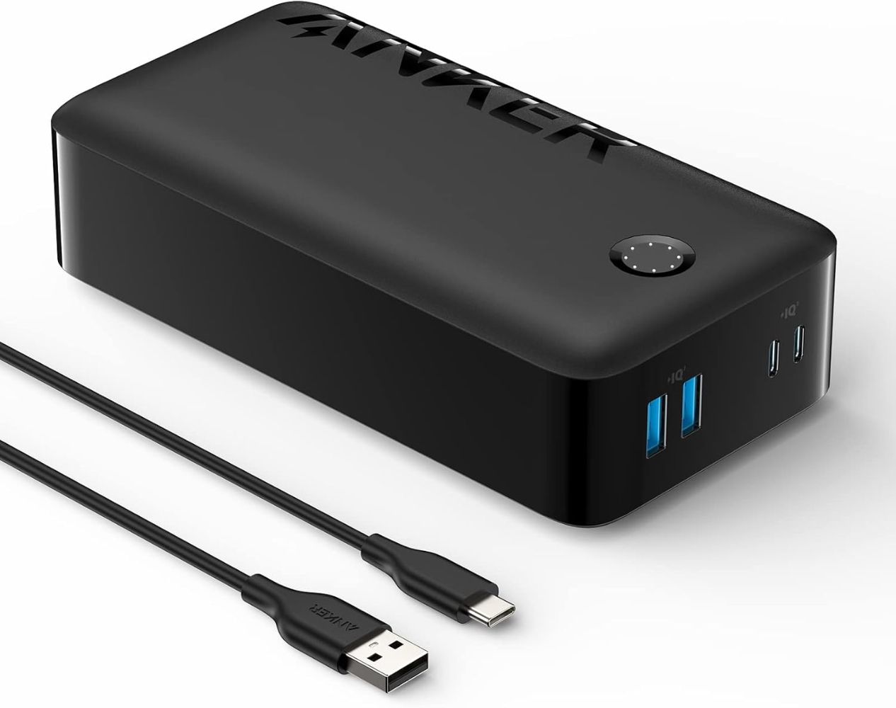 Anker 347 Power Bank (PowerCore 40K) | A1377 - Black by Anker - Refurbished - Like New condition - US$35.98