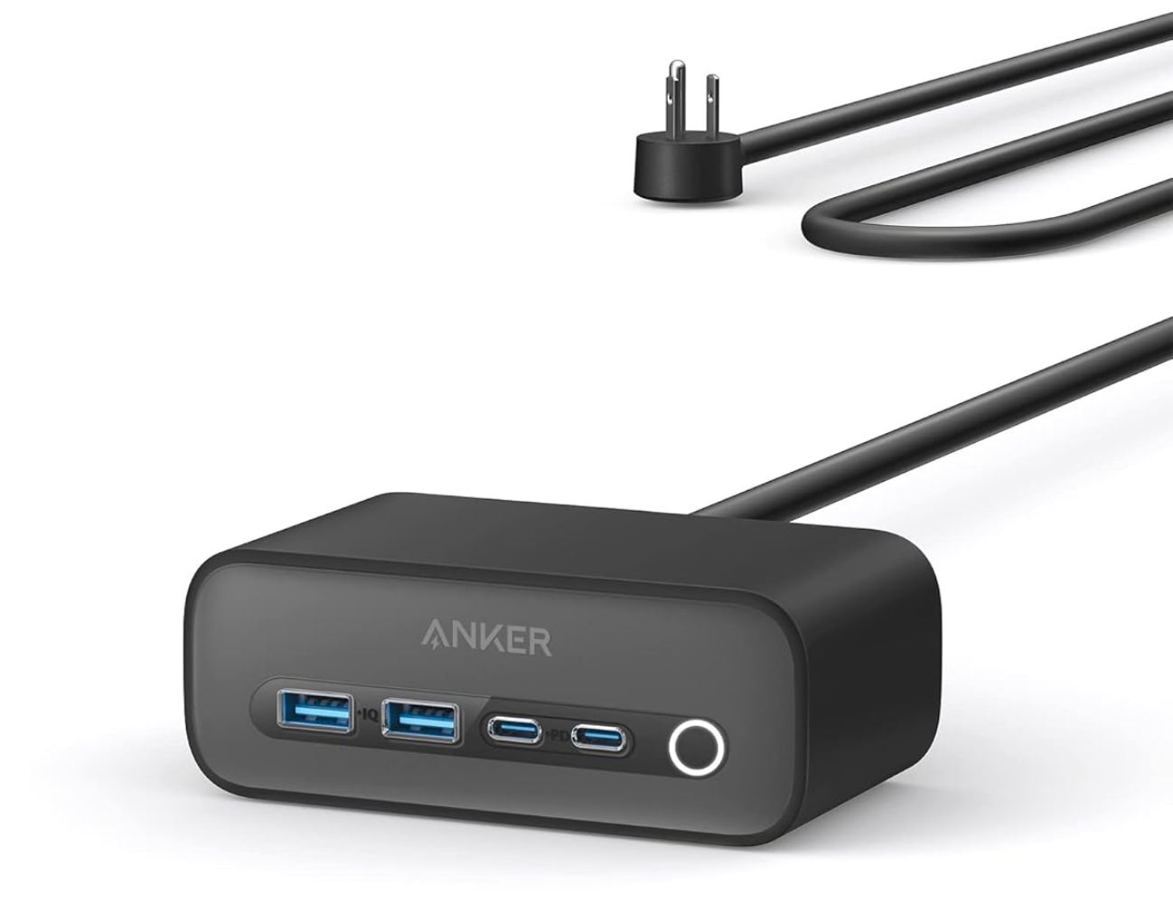 Anker 525 Charging Station | A91C0 - Phantom Black by Anker - Refurbished - Like New condition - US$35.98