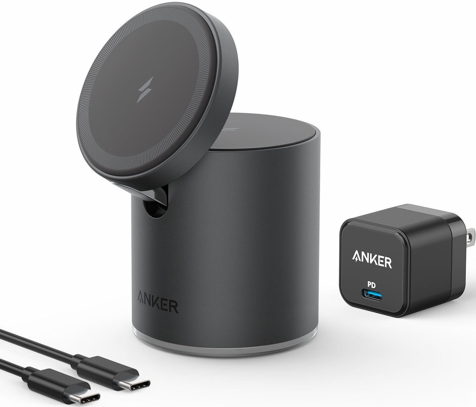 Anker 623 Magnetic Wireless Charger (MagGo) - Black by Anker - Refurbished - Brand New condition - US$30.94