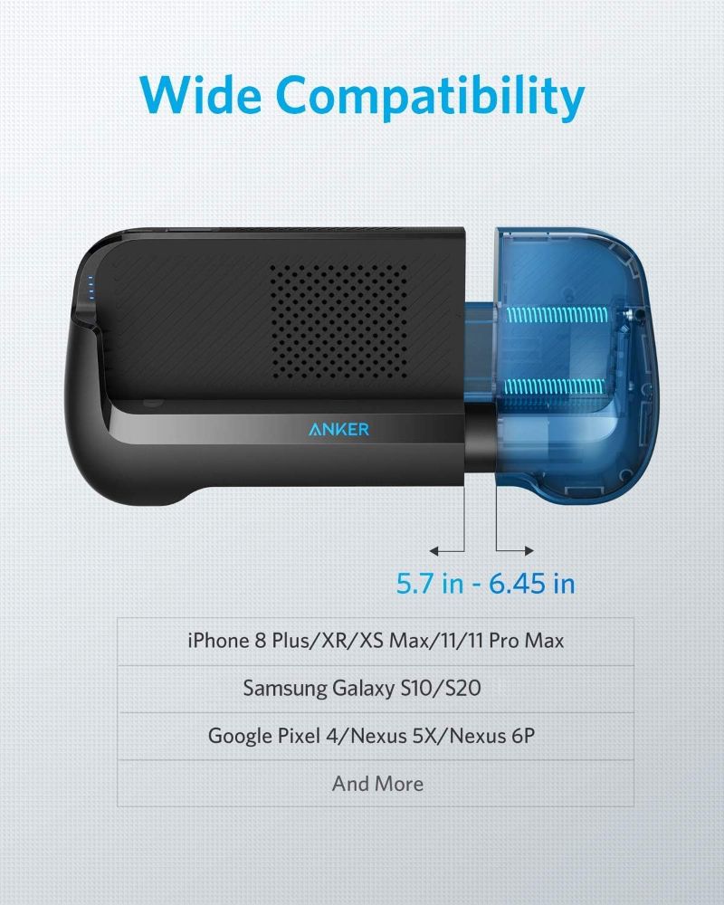 Anker A1254 PowerCore Play 6K Portable Charger for Mobile Gaming - Black by Anker - Refurbished - Like New condition - Image 6