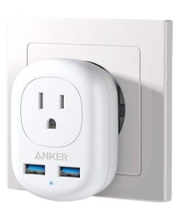 Anker European Travel PowerExtend USB Plug Power Adapter - White by Anker - Refurbished - Very Good condition - Image 2