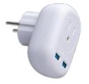 Anker European Travel PowerExtend USB Plug Power Adapter - White by Anker - Refurbished - Very Good condition - Image 4