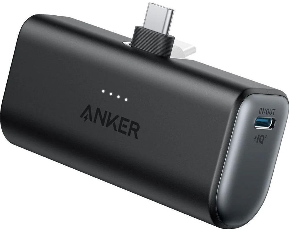 Anker Nano 5000mAh 22.5W Power Bank with Built-in USB-C Connector - Black by Anker - Refurbished - Very Good condition - US$33.07