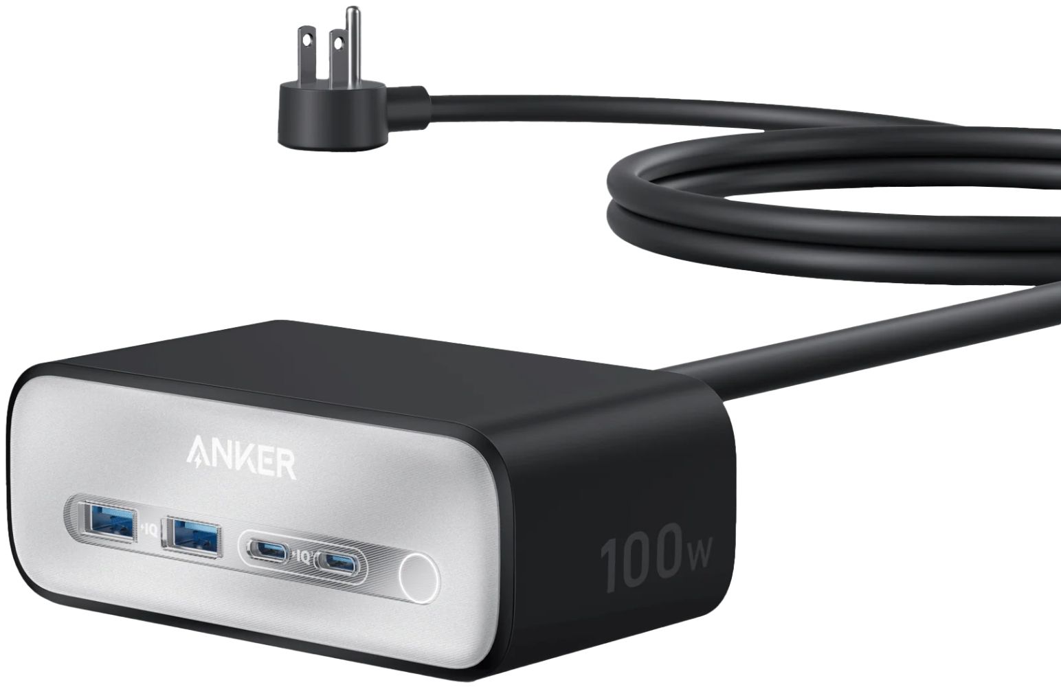 Anker Charging Station 7-in-1 (100W) 5ft | A91C4 - Black Stone by Anker - Refurbished - Very Good condition - US$40.98