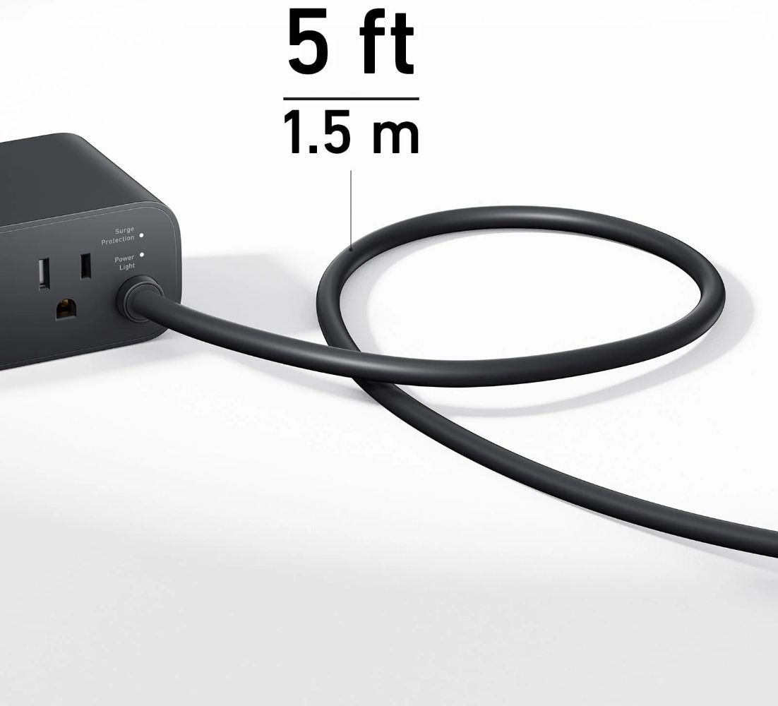 Anker Charging Station 7-in-1 (100W) 5ft | A91C4 - Black Stone by Anker - Image 2