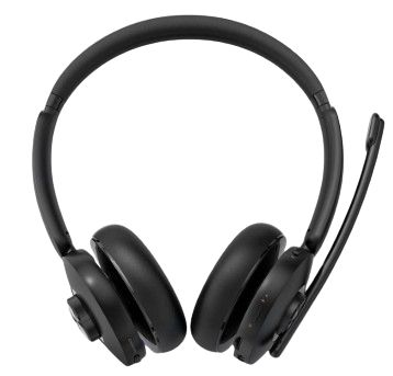 Anker PowerConf H500 Bluetooth Dual-Ear Headset with Microphone - Black by Anker - Refurbished - Very Good condition - Image 2