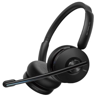 Anker PowerConf H500 Bluetooth Dual-Ear Headset with Microphone - Black by Anker - Refurbished - Very Good condition - Image 3