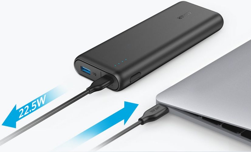 Anker PowerCore Speed 20000 PD Power Bank - Black by Anker - Refurbished - Like New condition - Image 2