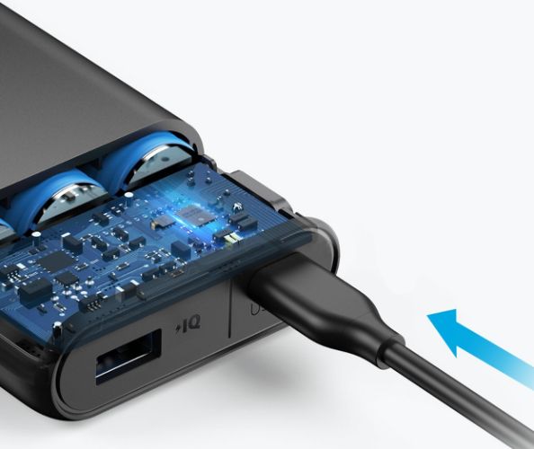 Anker PowerCore Speed 20000 PD Power Bank - Black by Anker - Refurbished - Like New condition - Image 3