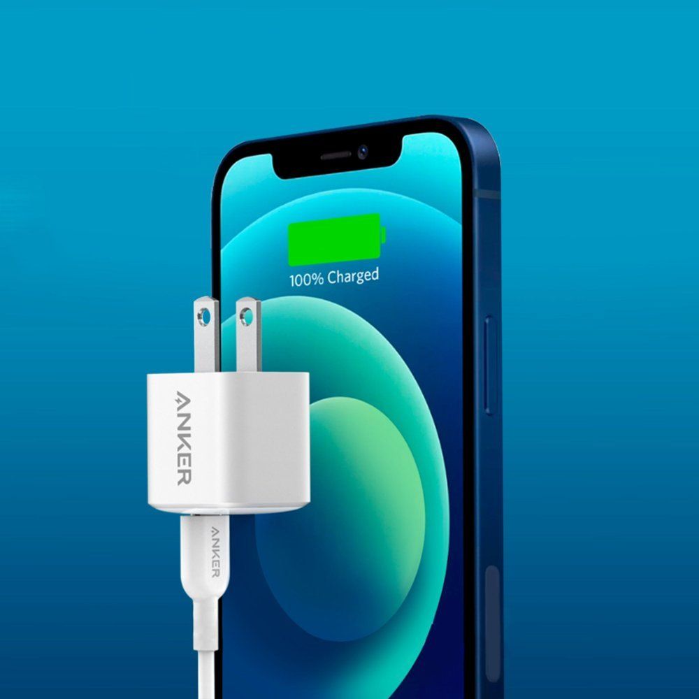 Anker Powerport PD Nano 20W USB-C Fast Wall Charger - White by Anker - Refurbished - Very Good condition - Image 3