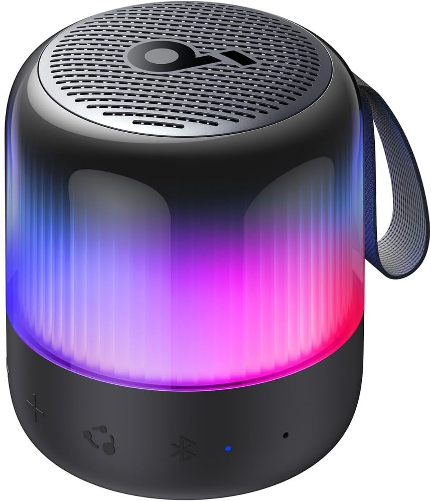 Anker Soundcore Glow mini Portable Bluetooth Speaker | A3136 - Black by Anker - Image 2