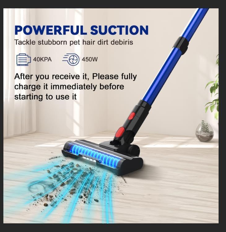 ANOKUNMP ZW001 Cordless Stick Vacuum Cleaner - Gray by ANOKUNMP - Refurbished - Very Good condition - Image 3