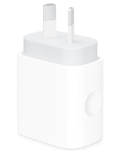 Apple 20W USB-C Power Adapter (AU) with USB-C to Lightning Cable (1m) - White by Apple - Refurbished condition - US$20.84