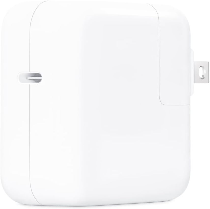Apple 30W 2-Prong Electrical Plug USB-C Power Adapter | 1882 - White by Apple - Image 2