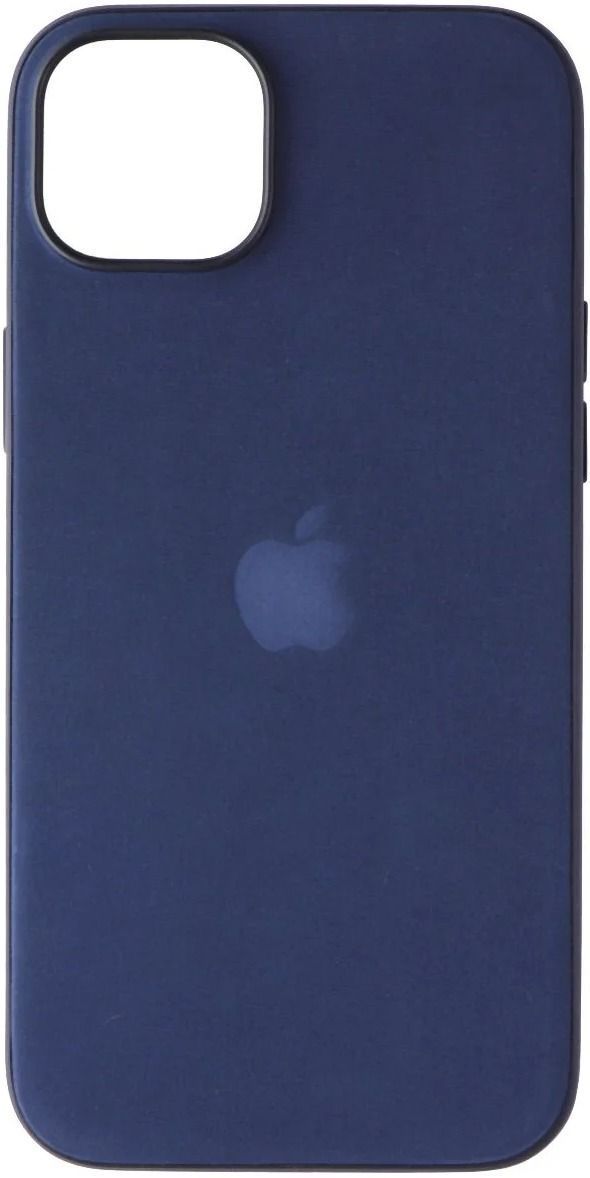 Apple FineWoven Phone Case for MagSafe for iPhone 15 Plus - Pacific Blue by Apple - Refurbished - Like New condition - Image 2